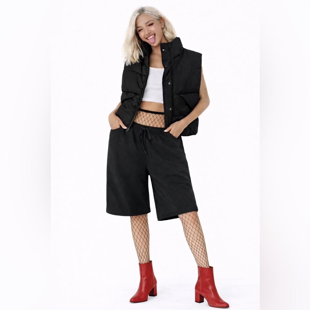 Women's Arizona Black Puffer Vest